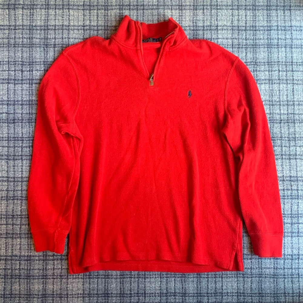 Men’s Polo Quarter Zip Jacket